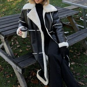 NA-KD Bonded Faux Fur Jacket